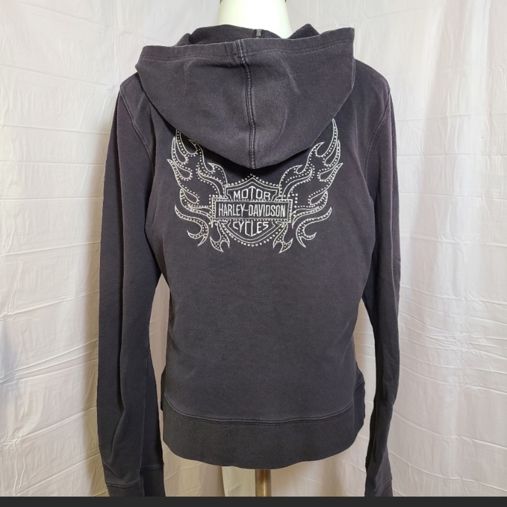 Harley Davidson studded wing hoodie - Picture 4 of 7